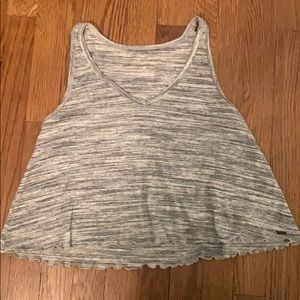 hollister gray tank top